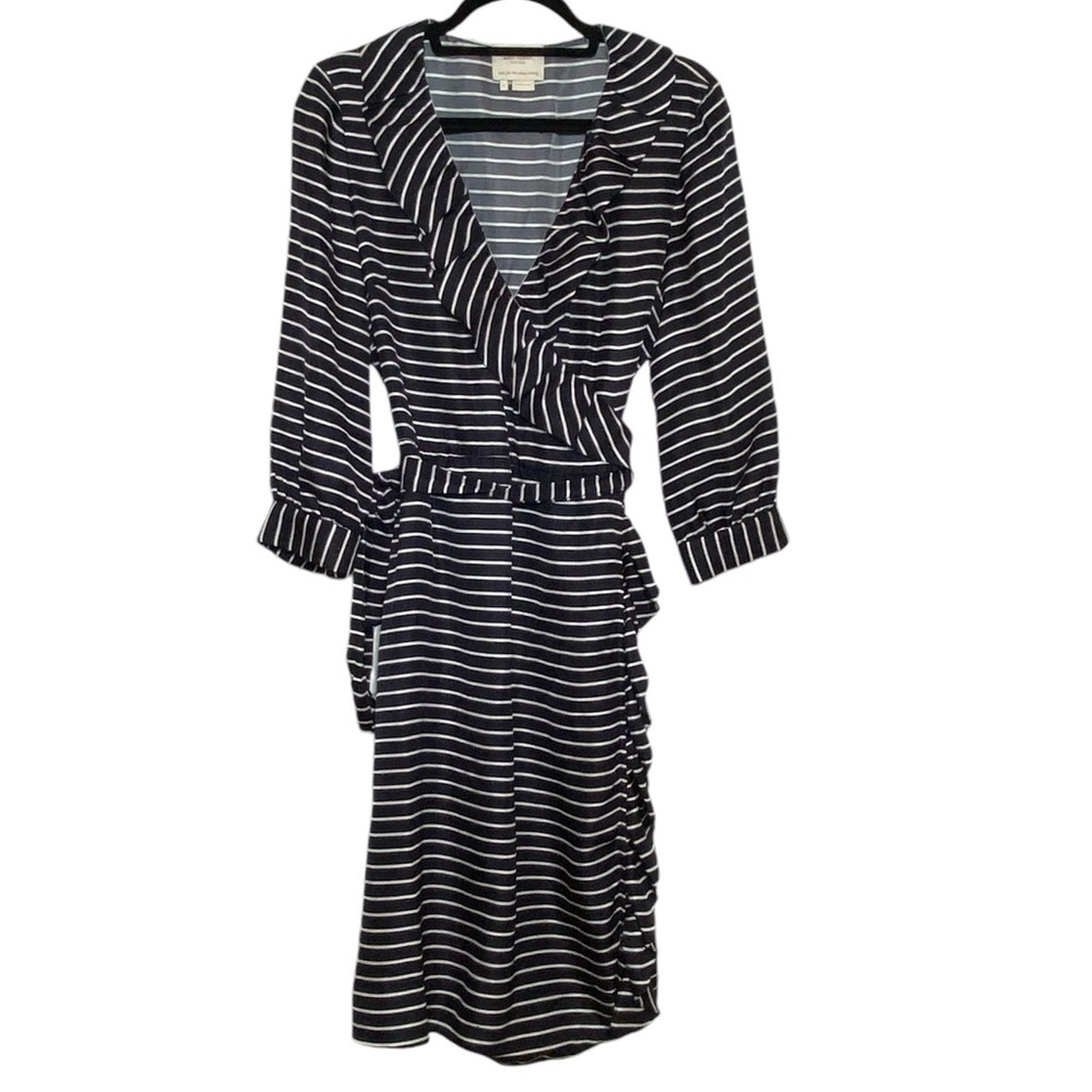 Kate Spade Black and White Striped Dress